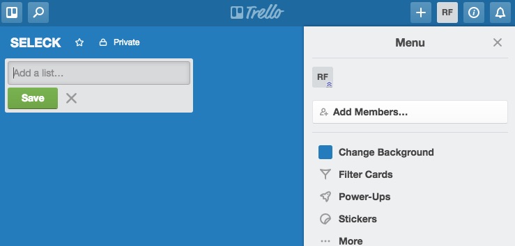 Trello アカウント作成