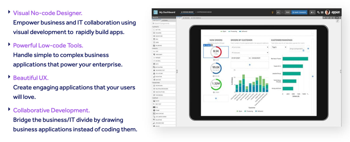 ローコードツール（appian）
