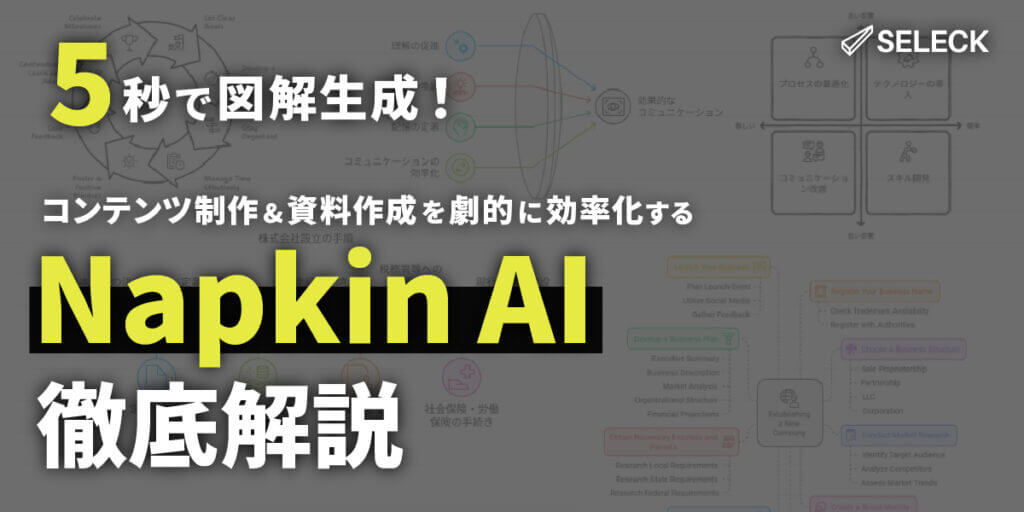 図解作成AI「Napkin AI」が超便利！テキストが一瞬で図やグラフになる、その使い方を徹底解説